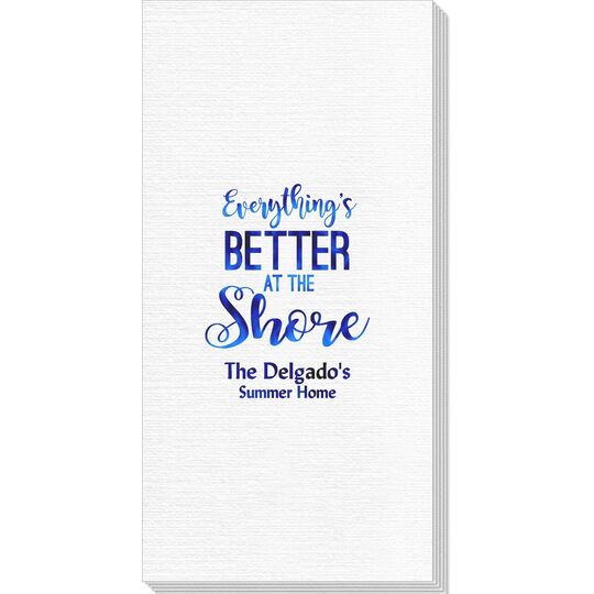 Everything's Better at the Shore Deville Guest Towels